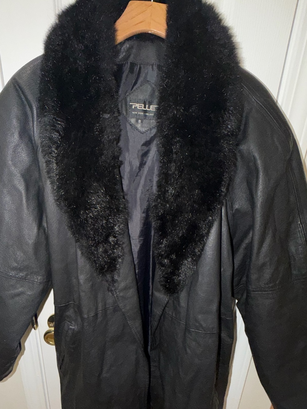 Vintage Pelle Black Leather Jacket